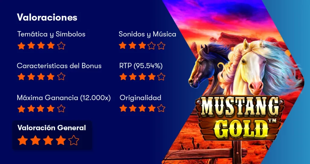 Valoraciones Mustang Gold Slot